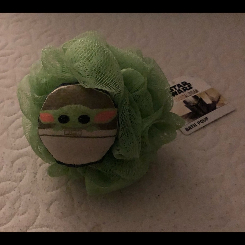 Disney Star Wars Bath Pouf (Baby Grogu)
